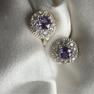 Oleida Amethyst Earrings